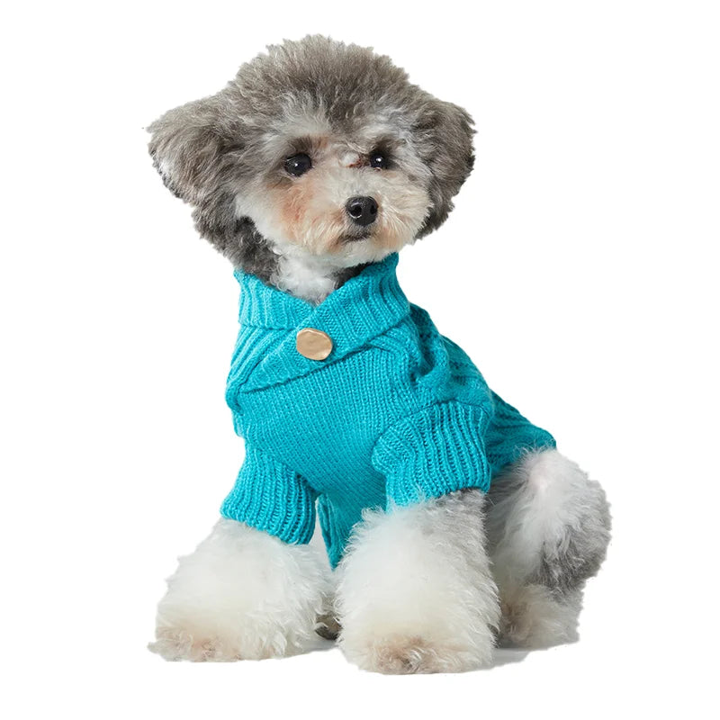 UFBemo Hot Sale Wholesale Pet Accessories Winter Warm Designer Dog Clothes Sweaters