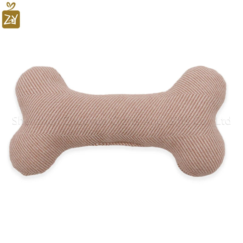 Wholesale Bone-shaped Dog Toys, Training Dogs to Chew Bones and Grind Their Teeth, Pet Cotton-filled Bone Sticks Teething Toys